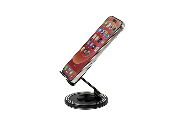 Mobile Phone Stand Desktop 360° Rotating Aluminum Alloy Metal Tablet Stand Adjustable Folding Portable Stand