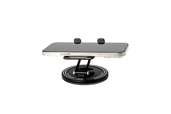Mobile Phone Stand Desktop 360° Rotating Aluminum Alloy Metal Tablet Stand Adjustable Folding Portable Stand