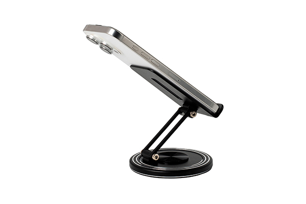 Mobile Phone Stand Desktop 360° Rotating Aluminum Alloy Metal Tablet Stand Adjustable Folding Portable Stand