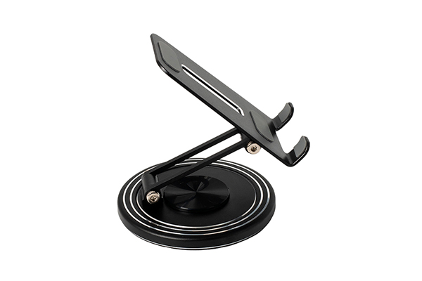 Mobile Phone Stand Desktop 360° Rotating Aluminum Alloy Metal Tablet Stand Adjustable Folding Portable Stand